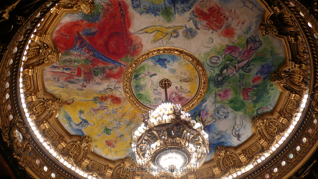 Opera Garnier 25 jul 2011 Plafond de Marc Chagall.JPG - Opéra Garnier.Plafond de Marc Chagall. 25 juillet 2011